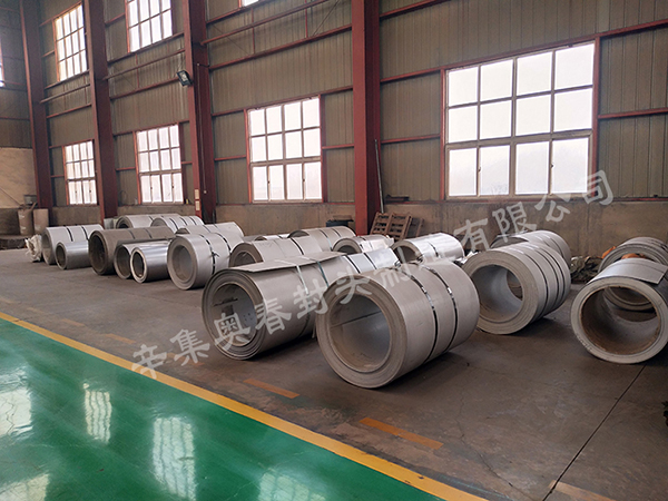 Stock stainless steel coils